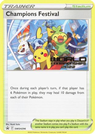 Champions Festival SWSH296 SWSH Sword & Shield Promo Cards - Promo