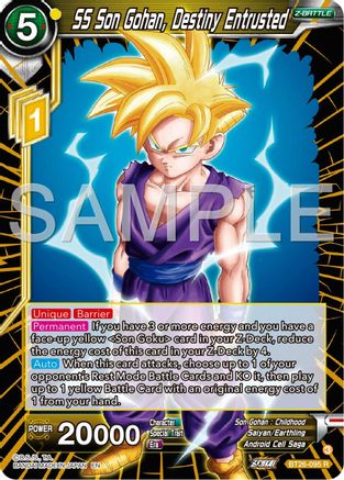 SS Son Gohan, Destiny Entrusted (BT26-095) - Ultimate Advent Foil