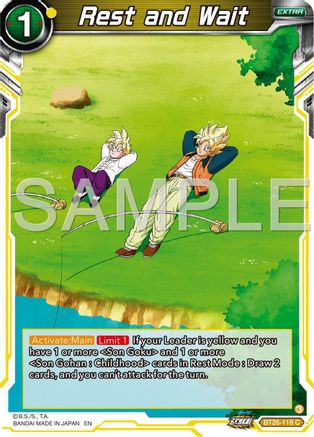 Rest and Wait (BT26-118) - Ultimate Advent Foil