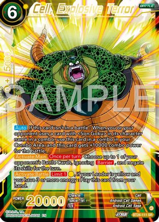 Cell, Explosive Terror (BT26-1111) - Ultimate Advent Foil