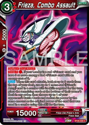 Frieza, Combo Assault (BT26-008) - Ultimate Advent Foil