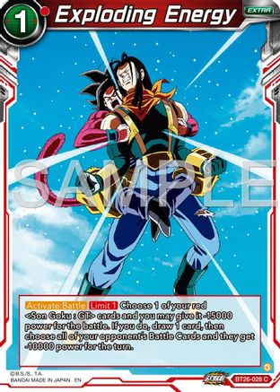 Exploding Energy (BT26-028) - Ultimate Advent