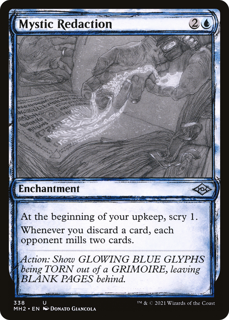 Mystic Redaction (Showcase) (MH2-338) - Modern Horizons 2: (Showcase)
