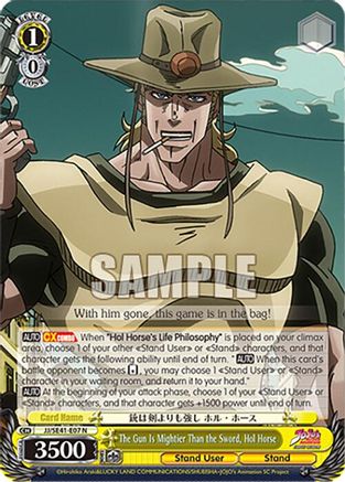The Gun Is Mightier Than the Sword, Hol Horse (JJ/SE41-E07 N) - JoJo's Bizarre Adventure: Stardust Crusaders Premium Booster