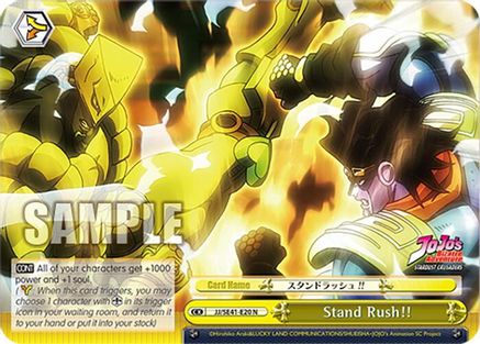 Stand Rush!! (JJ/SE41-E20 N) - JoJo's Bizarre Adventure: Stardust Crusaders Premium Booster