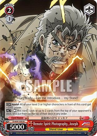 Remote Spirit Photography, Joseph (JJ/SE41-E45 N) - JoJo's Bizarre Adventure: Stardust Crusaders Premium Booster