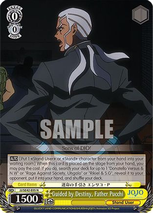 Guided by Destiny, Father Pucchi (JJ/SE42-E05 N) - JoJo's Bizarre Adventure: Stone Ocean Premium Booster