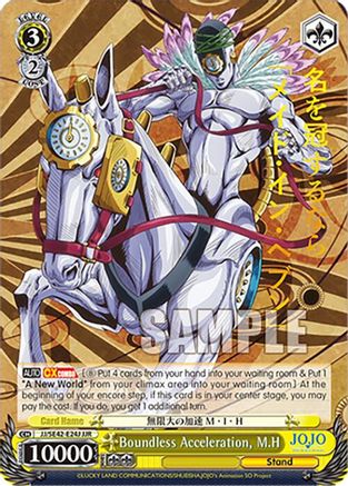 Boundless Acceleration, M.H (JJR) (JJ/SE42-E24J JJR) - JoJo's Bizarre Adventure: Stone Ocean Premium Booster