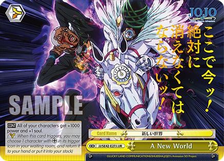 A New World (JJR) (JJ/SE42-E27J JJR) - JoJo's Bizarre Adventure: Stone Ocean Premium Booster