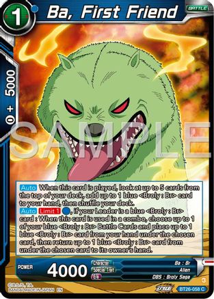 Ba, First Friend (BT26-058) - Ultimate Advent