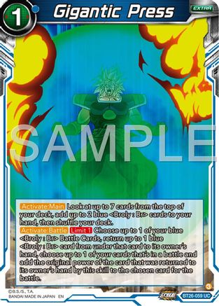 Gigantic Press (BT26-059) - Ultimate Advent Foil