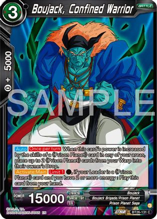 Boujack, Confined Warrior (BT26-131) - Ultimate Advent Foil