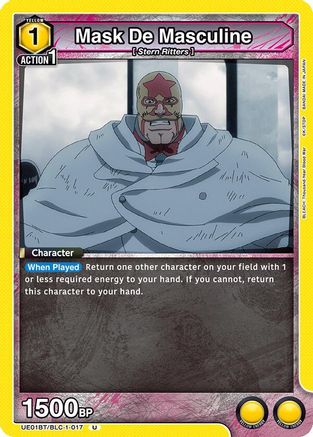 Mask De Masculine (UE01BT/BLC-1-017) - UE01BT BLEACH ThousandYear Blood War