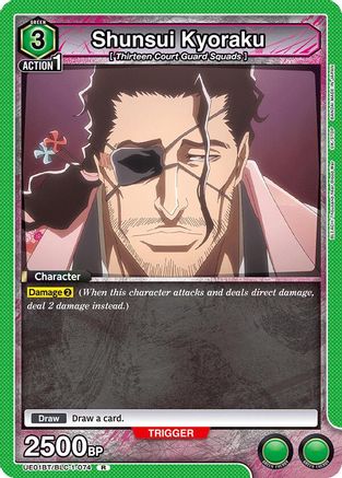 Shunsui Kyoraku (074) (UE01BT/BLC-1-074) - UE01BT BLEACH ThousandYear Blood War Foil
