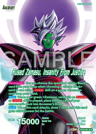 Zamasu // Fused Zamasu, Insanity From Justice (Alternate Art) (BT26-061) - Ultimate Advent Foil