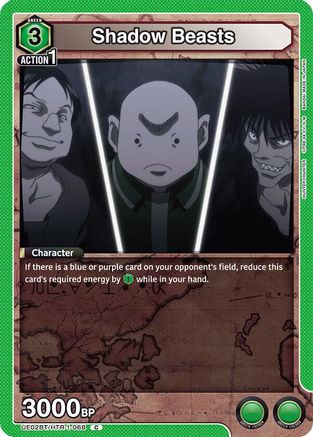 Shadow Beasts (UE02BT/HTR-1-068) - UE02BT HUNTER X HUNTER