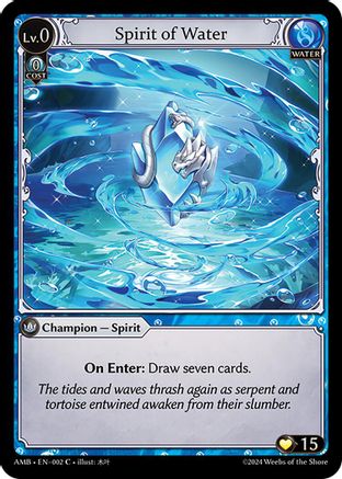 Spirit of Water (002) - Mortal Ambition