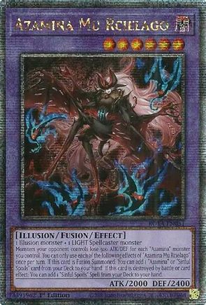 Azamina Mu Rcielago (Quarter Century Secret Rare) (ROTA-EN031) - Rage of the Abyss 1st Edition