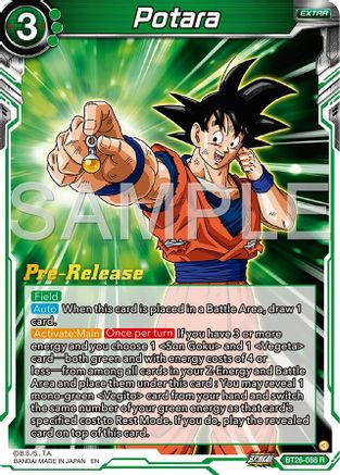 Potara (BT26-088) - Ultimate Advent PreRelease Cards