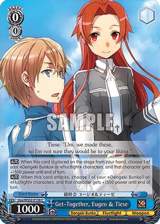 Get-Together, Eugeo & Tiese (Gso/WS02-E138 C) - Dengeki Bunko