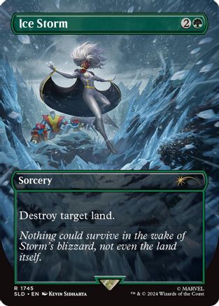 Ice Storm (Rainbow Foil) (SLD-1745) - Secret Lair Drop Foil