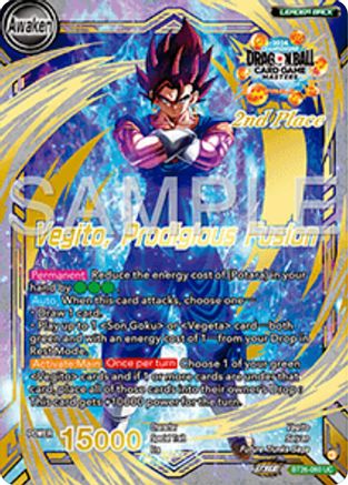 Son Goku & Vegeta // Vegito, Prodigious Fusion (2nd Place) (BT26-060) - Tournament Promotion Cards Foil