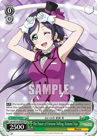 The Power of Fortune-Telling, Nozomi Tojo (SR) (SIL/W109-E046S SR) - Love Live! School idol festival 2 MIRACLE LIVE!