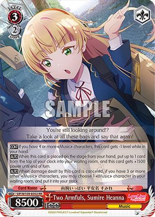 Two Armfuls, Sumire Heanna (SIP/W109-E052 RR) - Love Live! School idol festival 2 MIRACLE LIVE!