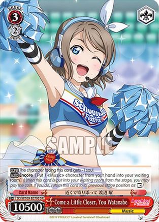 Come a Little Closer, You Watanabe (SR) (SIS/W109-E079S SR) - Love Live! School idol festival 2 MIRACLE LIVE!