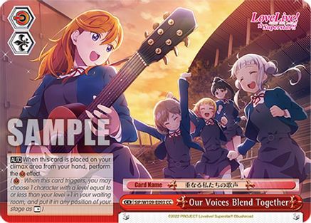 Our Voices Blend Together (SIP/W109-E093 CC) - Love Live! School idol festival 2 MIRACLE LIVE!