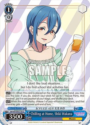 Chilling at Home, Shiki Wakana (SIP/W109-E116 U) - Love Live! School idol festival 2 MIRACLE LIVE!