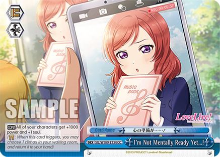 I'm Not Mentally Ready Yet! (SIL/W109-E134 CC) - Love Live! School idol festival 2 MIRACLE LIVE!