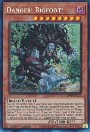 Danger! Bigfoot! (PCR) (RA03-EN019) - Quarter Century Bonanza 1st Edition