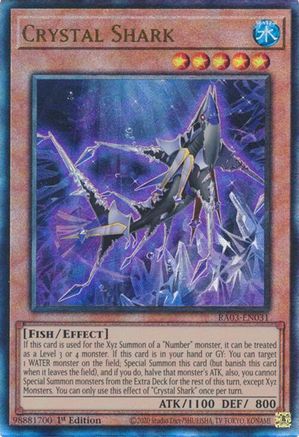 Crystal Shark (PUR) (RA03-EN031) - Quarter Century Bonanza 1st Edition
