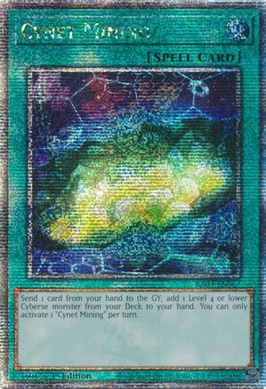 Cynet Mining (Quarter Century Secret Rare) (RA03-EN067) - Quarter Century Bonanza 1st Edition