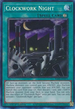 Clockwork Night (PCR) (RA03-EN071) - Quarter Century Bonanza 1st Edition