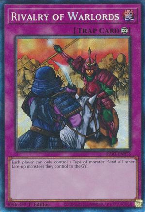 Rivalry of Warlords (PCR) (RA03-EN075) - Quarter Century Bonanza 1st Edition