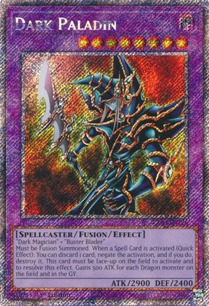 Dark Paladin (Platinum Secret Rare) (RA03-EN126) - Quarter Century Bonanza 1st Edition