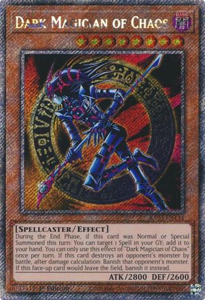Dark Magician of Chaos (Platinum Secret Rare) (RA03-EN134) - Quarter Century Bonanza 1st Edition