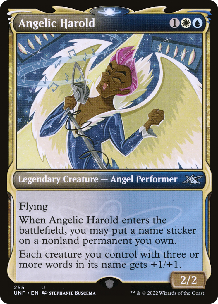 Angelic Harold (Showcase) (UNF-255) - Unfinity: (Showcase) Foil