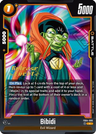 Bibidi (FB04-086) - Ultra Limit Release Event Cards