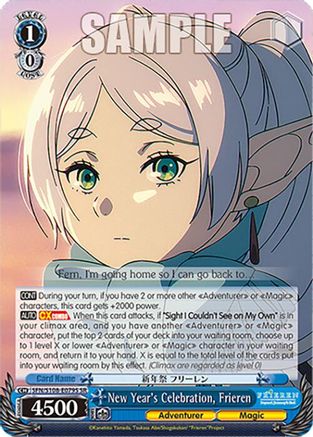 New Year's Celebration, Frieren (SR) (SFN/S108-E079S SR) - Frieren: Beyond Journey’s End