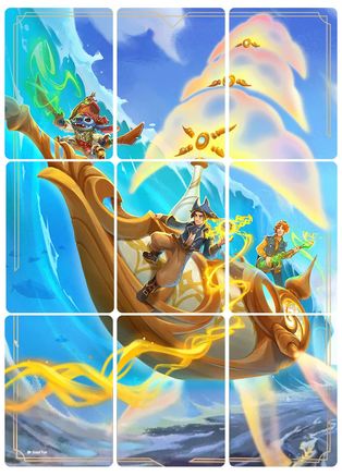 Azurite Sea Puzzle Insert (Set of 9) - Azurite Sea