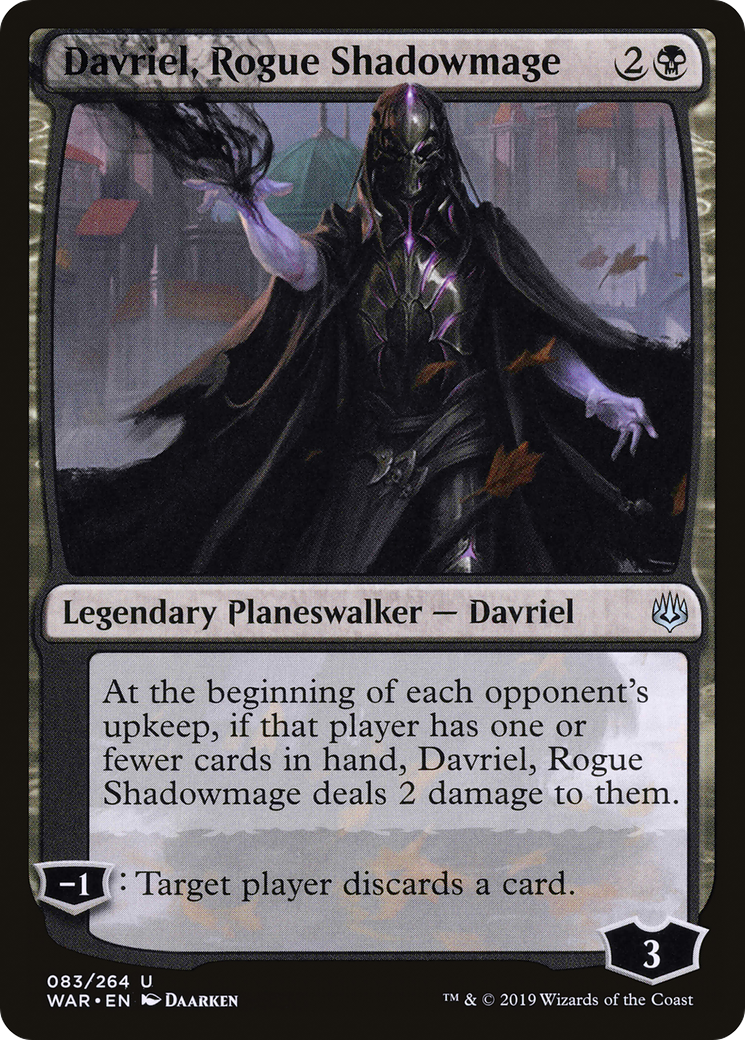 Davriel, Rogue Shadowmage (WAR-083) - War of the Spark