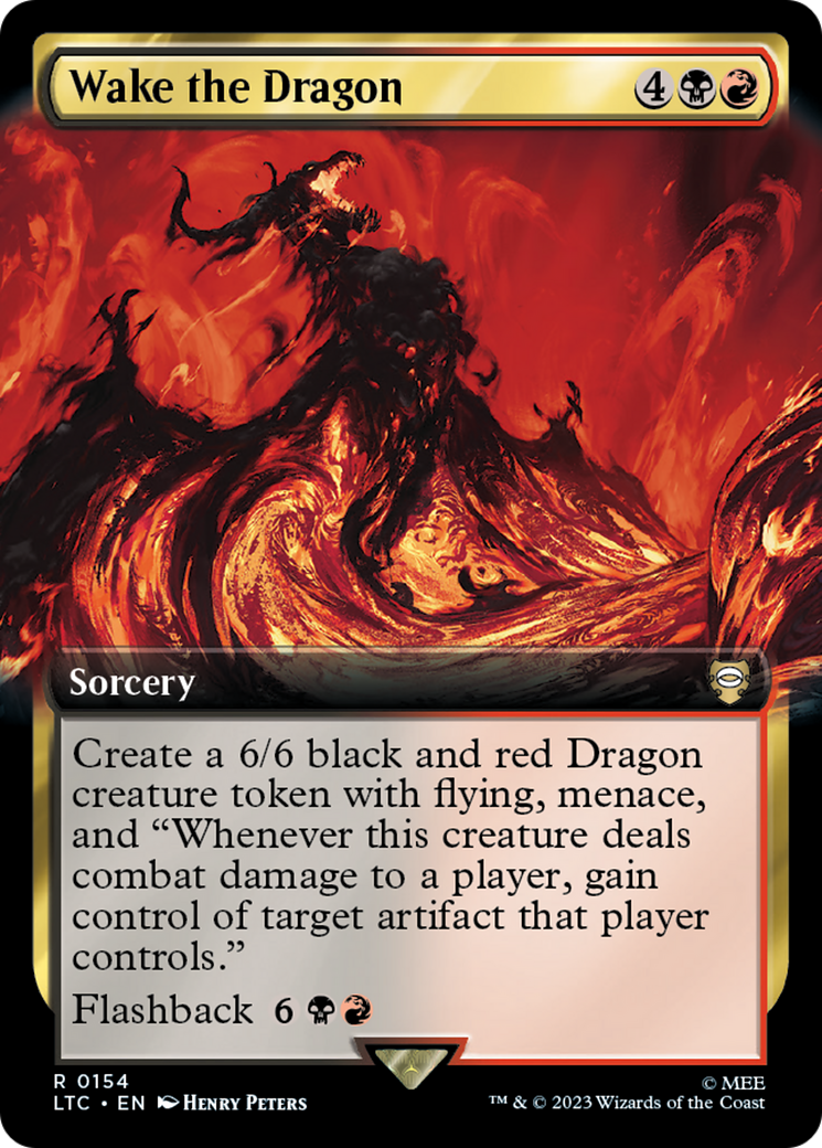 Wake the Dragon (Extended Art) (LTC-154) - Tales of Middle-earth Commander: (Extended Art)