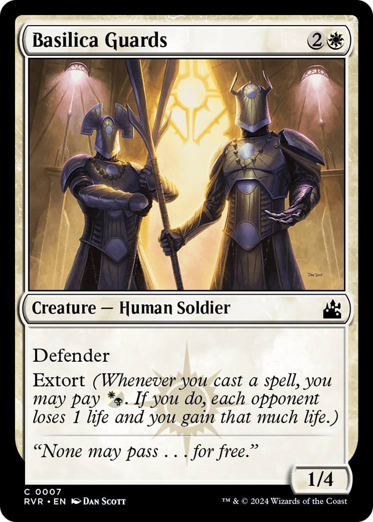 Basilica Guards (RVR-007) - Ravnica Remastered Foil