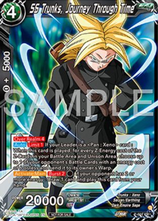 SS Trunks, Journey Through Time (P-651) - Tournament Promotion Cards