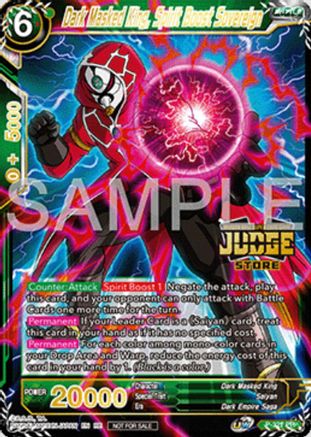 Dark Masked King, Spirit Boost Sovereign (Judge Pack Vol.16) (Store) (P-321) - Judge Promotion Cards Foil