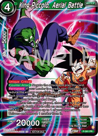 King Piccolo, Aerial Battle (Championship 2024 Finals Pack) (P-561) - Tournament Promotion Cards Foil
