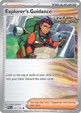 Explorer's Guidance 107/131 SV Prismatic Evolutions - Uncommon
